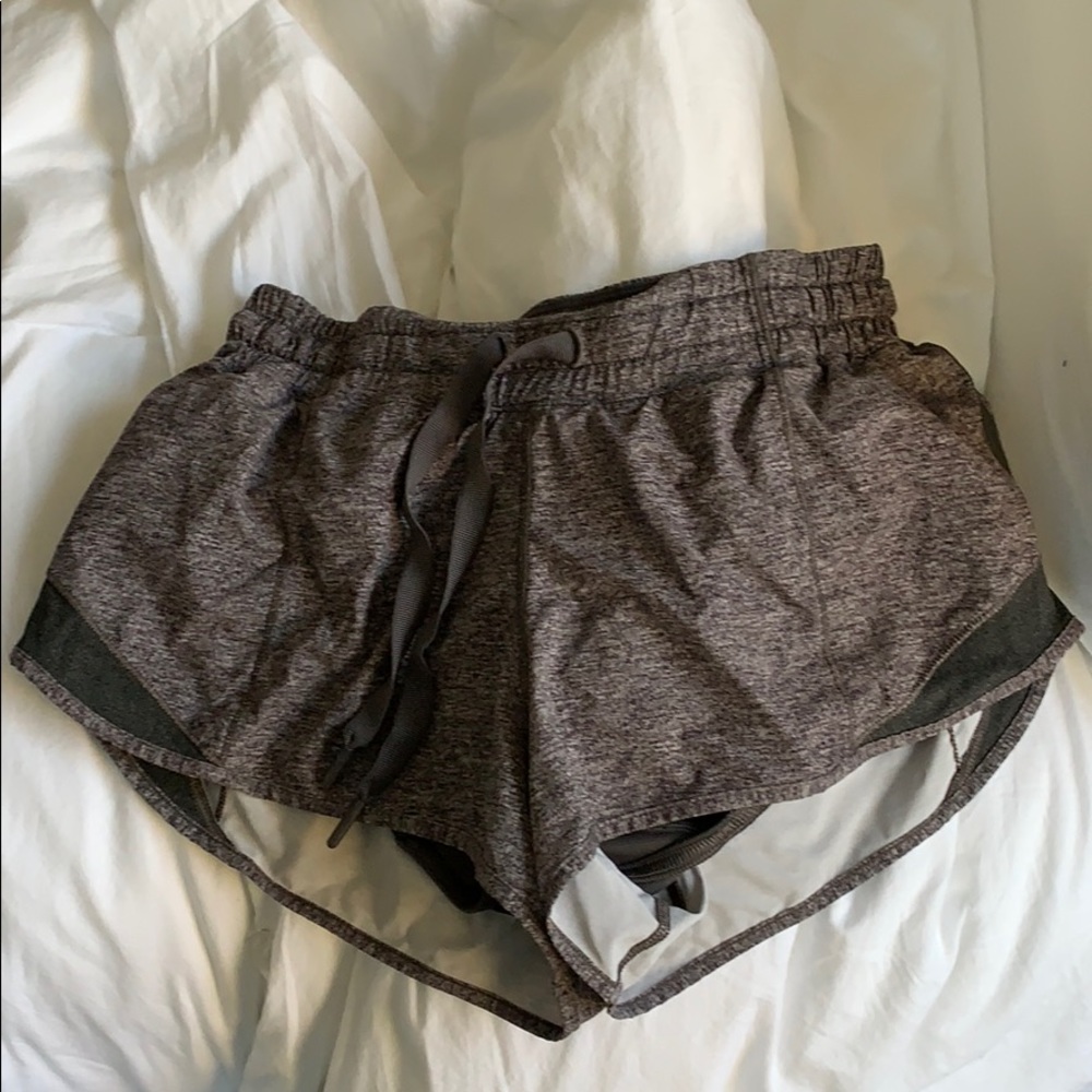 Gray lululemon shorts